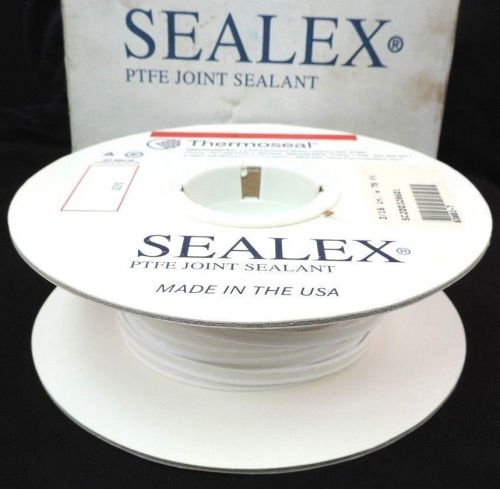 NEW THERMOSEAL SEALEX PTFE JOINT SEALANT 3/16&#034; X 75FT