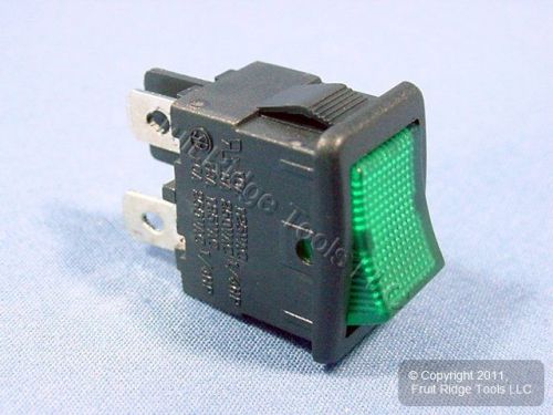 NEW Green Pilot Light Mini Rocker Panel Switch ON/OFF Micro MR001-000