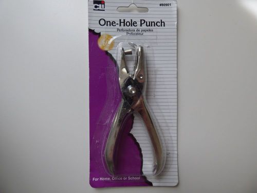 Charles leonard punch paper 1 hole with paper receptacle - 80901 for sale