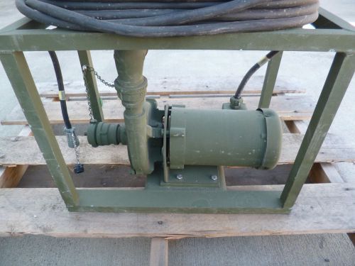 AMPCO MILITARY 1HP SS CENTRIFUGAL PUMP ASSEMBLY KC2 1-1/4 X 1, 30GPM 50 Ft HEAD