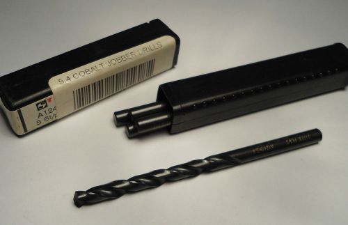 TITEX Jobber Drills 5.4mm Cobalt Oxide 94mm OAL A1241-5.4 Qty 5 [543]