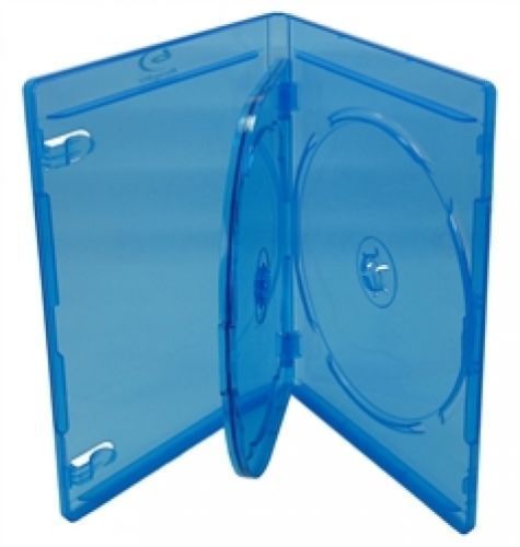 25 pcs premium Blu ray Multi hold 3 Discs triple CD DVD cases, Standard 12mm