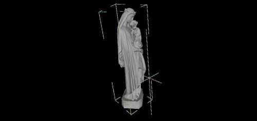 3d stl model for CNC Router mill - Madonna
