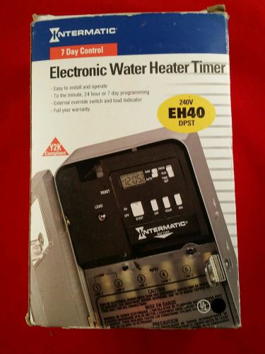 INTERMATIC 7 DAY CONTROL ELECTRONIC WATER HEATER TIMER