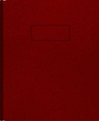 Blueline Business Notebook, Red, 9.25 x 7.25 inches, 192 Pages (A9.59)