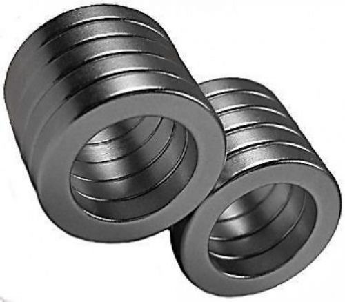 3/4&#034; x 1/2&#034; x 1/8&#034; Rings - Neodymium Rare Earth Magnet, Grade N48