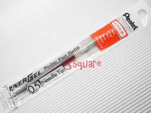 2 Refills for Pentel EnerGel Ener Gel LRN5 0.5mm NeedleTip Rollerball Pen, Red