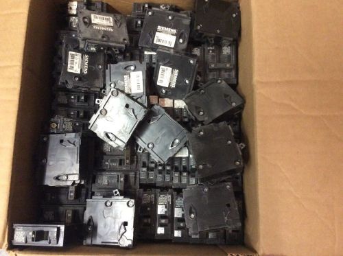 SIemans CIRCUIT BREAKERS  Mixed Lot of  15-25 amp  over 100