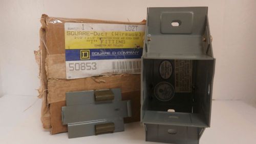 SQUARE D 2.5&#034;x2.5&#034; COMBINATION HINGE AND SCREW COVER LD2T *NEW SURPLUS IN BOX*