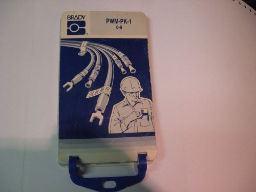 Brady - Pwm-Pk-1 - Porta-Pack Pre-Printed Wire Marker Book, 0-9