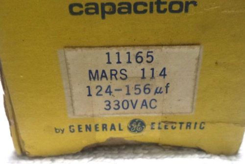 Mars / line motor starting capacitor 11165 mars 114 124-156 mfd 330 vac 60 cps for sale