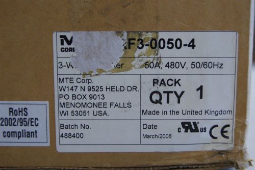 MTE EMI/RFI Filter RF3-0050-4