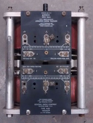 dual coil / ganged  variac W20G2 20 amp auto transformer