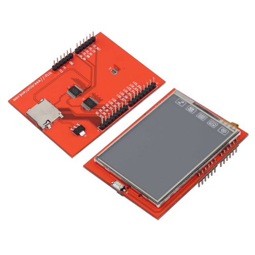 2.4&#034; tft lcd shield sd socket touch panel module for arduino uno r3 new ww for sale