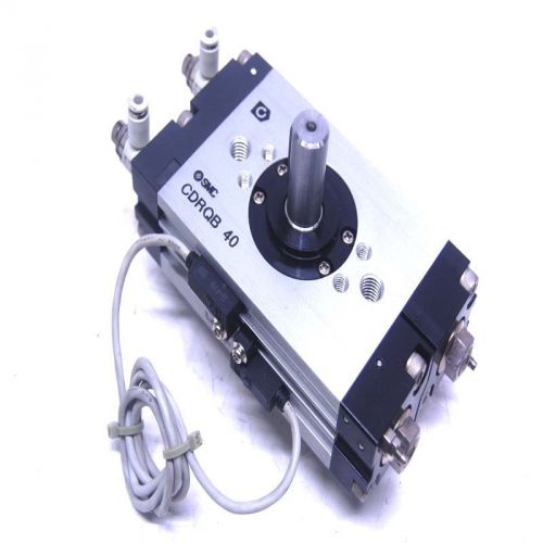 SMC Pneumatics CDRQB40 Rotary Actuator w/(2) D-F79 Auto Switch Sensors