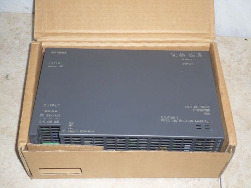 SIEMENS SITOP POWER40 Power 40 6EP1437-2BA10