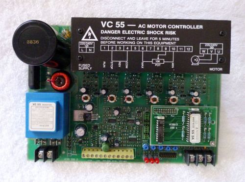 New control techniques vc 55 ac motor controller drive inverter .75hp- 220/240v for sale