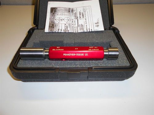 Pennoyer-dodge co 1 1/8 20 un 213 thread plug gage tooling machinist insp 1.125 for sale