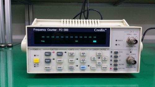 CREDIX / FC-300 / Frequency Counters, 10Hz~220MHz, 100MHz~3GHz, 9 Digit