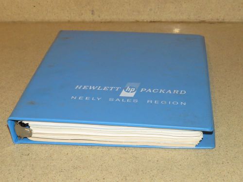 HEWLETT PACKARD TECHNICAL SALES DOCUMENTS INCLUDING TD for Model 3211A #232