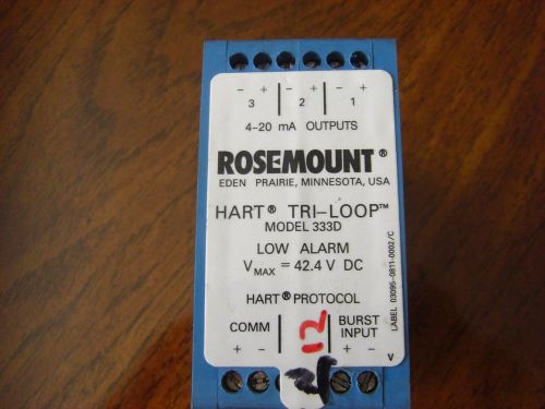 Rosemount hart tri-loop 333d   03095-0809-0001 for sale