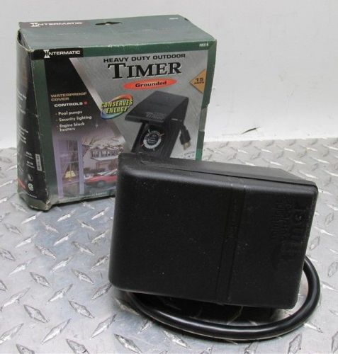 New intermatic heavy duty outdoor waterproof timer 15 amp 23.5 hour max for sale