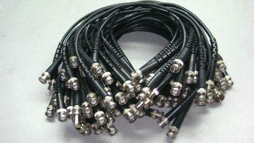 Pomona 2249-C-12 BNC Coaxial Cable, Black (Lot of 46) #TQ192