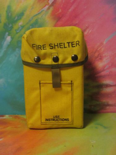 Wildland Fire Shelter Emergency Heat Blanket Shield sealed with carrying case