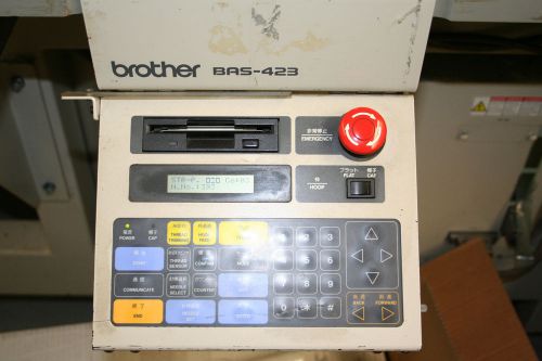 BROTHER BAS-423 INDUSTRIAL EMBROIDERY MACHINE USED