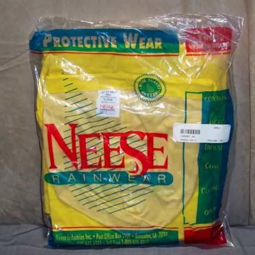 NEW Neese Rainwear XL PANT &amp; JACKET SET 100% Waterproof Neoprene Protective Gear