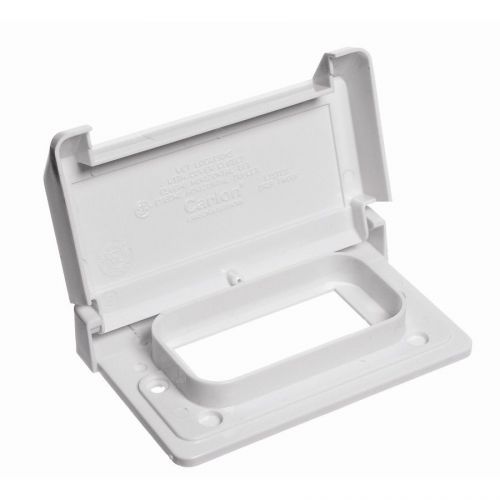 Carlon 1-gang rectangle plastic electrical box cover e98gfcml for sale