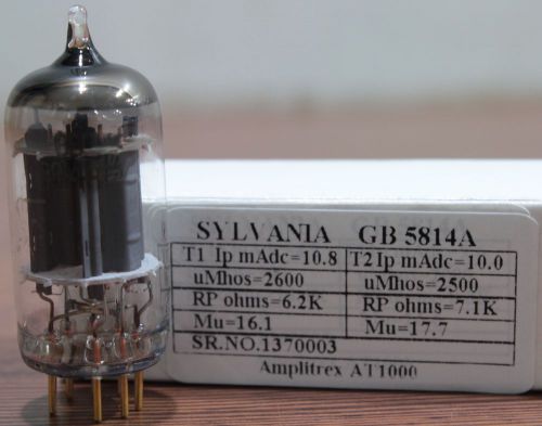 GB5814A  Sylvania Gold Brand made in USA Amplitrex AT1000 Tested #1370003