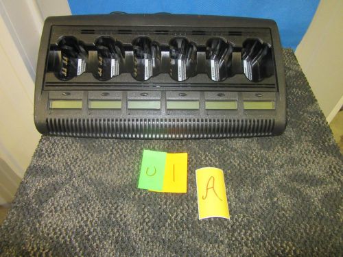 Motorola impres battery charger wpln4127ar 6 bay radio xts 5000 3000 mts hts for sale