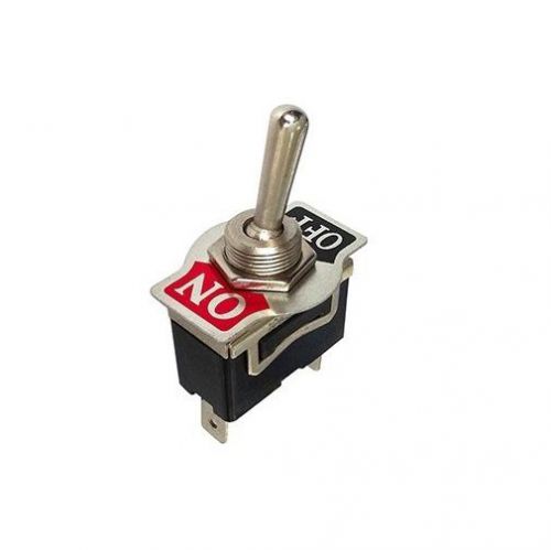 HEAVY DUTY ON/OFF SPST 2P TOGGLE SWITCH SPADE TERMINALS 20 AMP 125VAC #661901