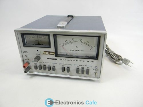 Leader electronics lfm-39 vintage wow &amp; flutter test meter audio sound tester for sale