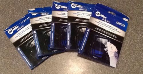 NEW, MILLER, Front lens cover 5Pk, PERFORMANCE series Lot of 5