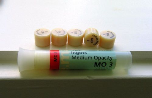 E max MO 3 Medium Opacity Ingots 5 each Ivoclar Vivadent pressable ceramic