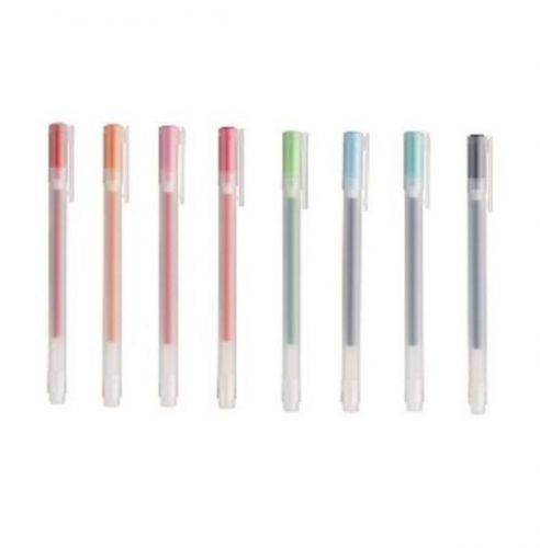 Muji Moma Smooth Writing Gel Ink 0.5mm Ballpoint Pens 8 colors Japan