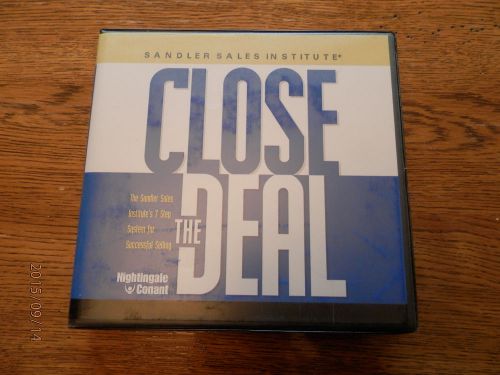 Sandler Sales Institute-Close The Deal [Audio Ebook Manual Hypnosis NLP]