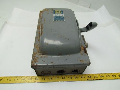 Square D H361 30 amp 600Volt fusedsafety switch disconnect