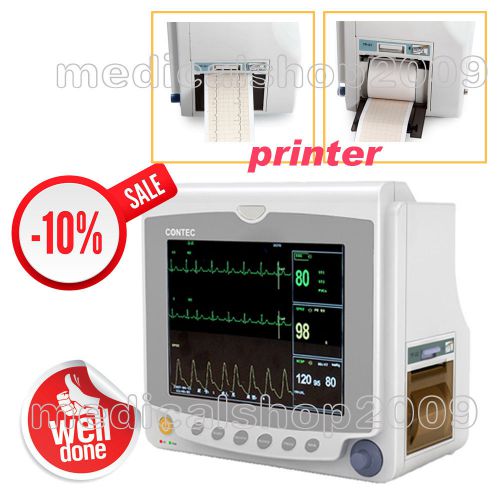 8&#034;TFT Multi-parameter Patient Monitor ECG EKG Spo2 NIBP PR printer CMS6000C