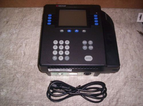 Kronos 4500 Digital Time Clock with Ethernet 8602800-501 Guaranteed Working