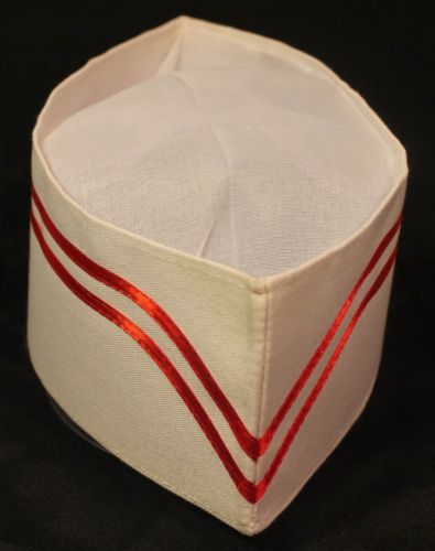 Red and White Chef hat 10 pieces set
