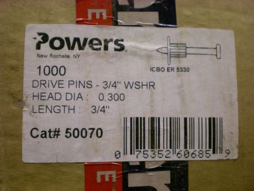 Powers 3/4&#034; washer drive pins (1000pcs)