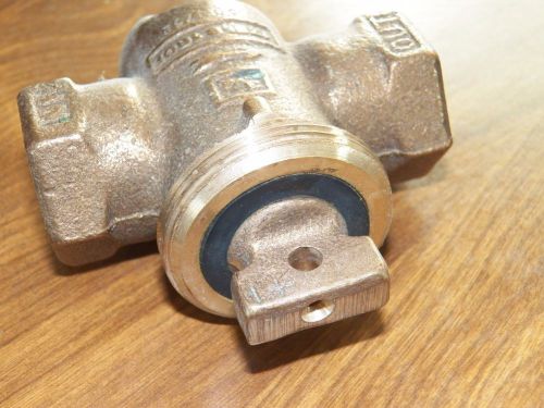 Mueller 3/4 inch in ground stop and waste valve (Never Used) 170 lb. 180 F Brass