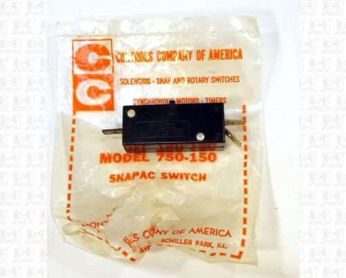 CCA SPDT Snapac Limit Switch 125 VAC 15 Amp 750-150