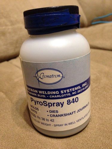 Cronatron welding systems - pyrospray 840 powder - 1 lb. bottle - new for sale