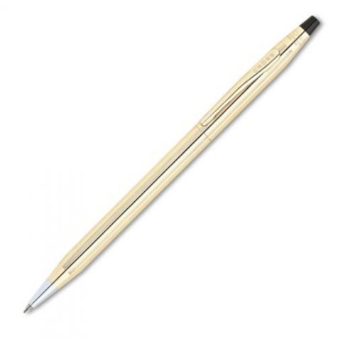 Classic Pen Century Gold Retractable Ballpoint Black Vintage Medium Point New