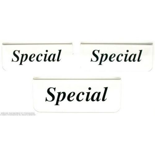 3 &#034;Special&#034; Display Signs