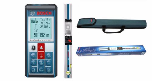 Bosch glm 100c 330&#039; laser measure plus bosch r60 measuring rail for sale